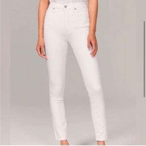 Abercrombie ultra high rise super skinny jeans